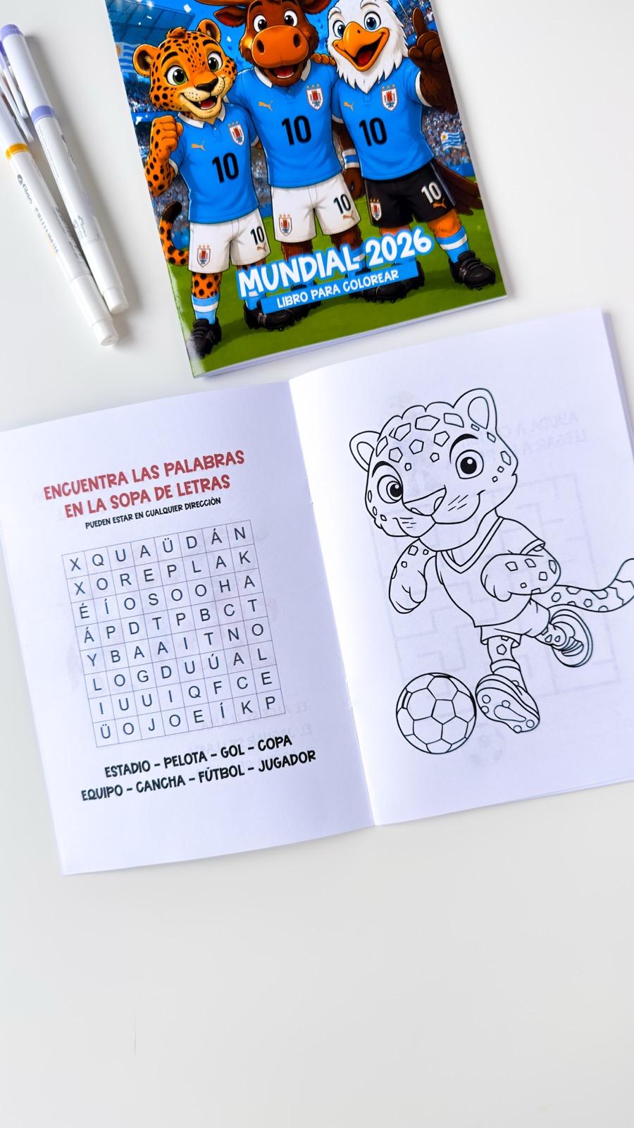 Librito de actividades y para colorear del mundial - Imagen 4